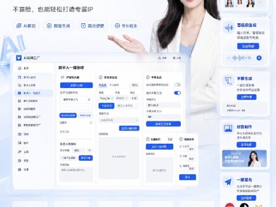 AI视频工厂 AI打造智能体一键成片企业版
