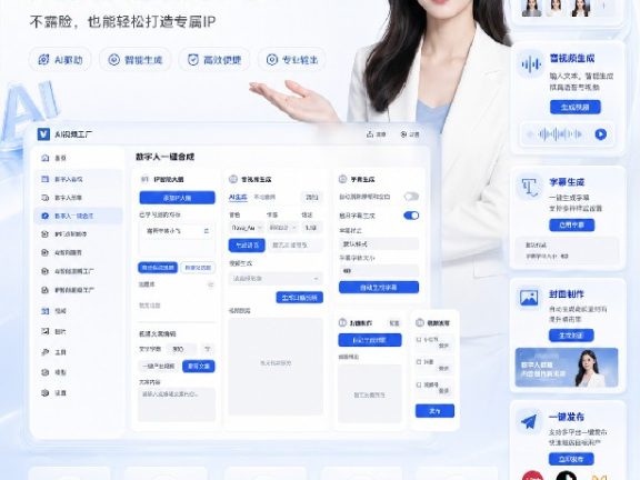 AI视频工厂 AI打造智能体一键成片企业版